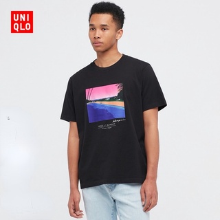 ราคาต่ำสุดUniqlo เสื้อยืดแขนสั้น พิมพ์ลาย HIROSHI NAGAI สําหรับผู้ชาย และผู้หญิง 448106ขนาดเต็มS-3XL