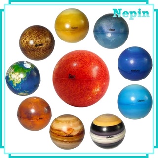 10Pcs Solar System Galaxy Planets For Kids Toys Party Favors Table Decoration