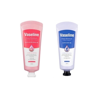 ครีมบำรุงมือ และบำรุงเท้า ❤️แท้ / พร้อมส่ง ❤️ Vaseline deep moisture hand & nail cream 60mL,500mL / Foot Cream 60mL