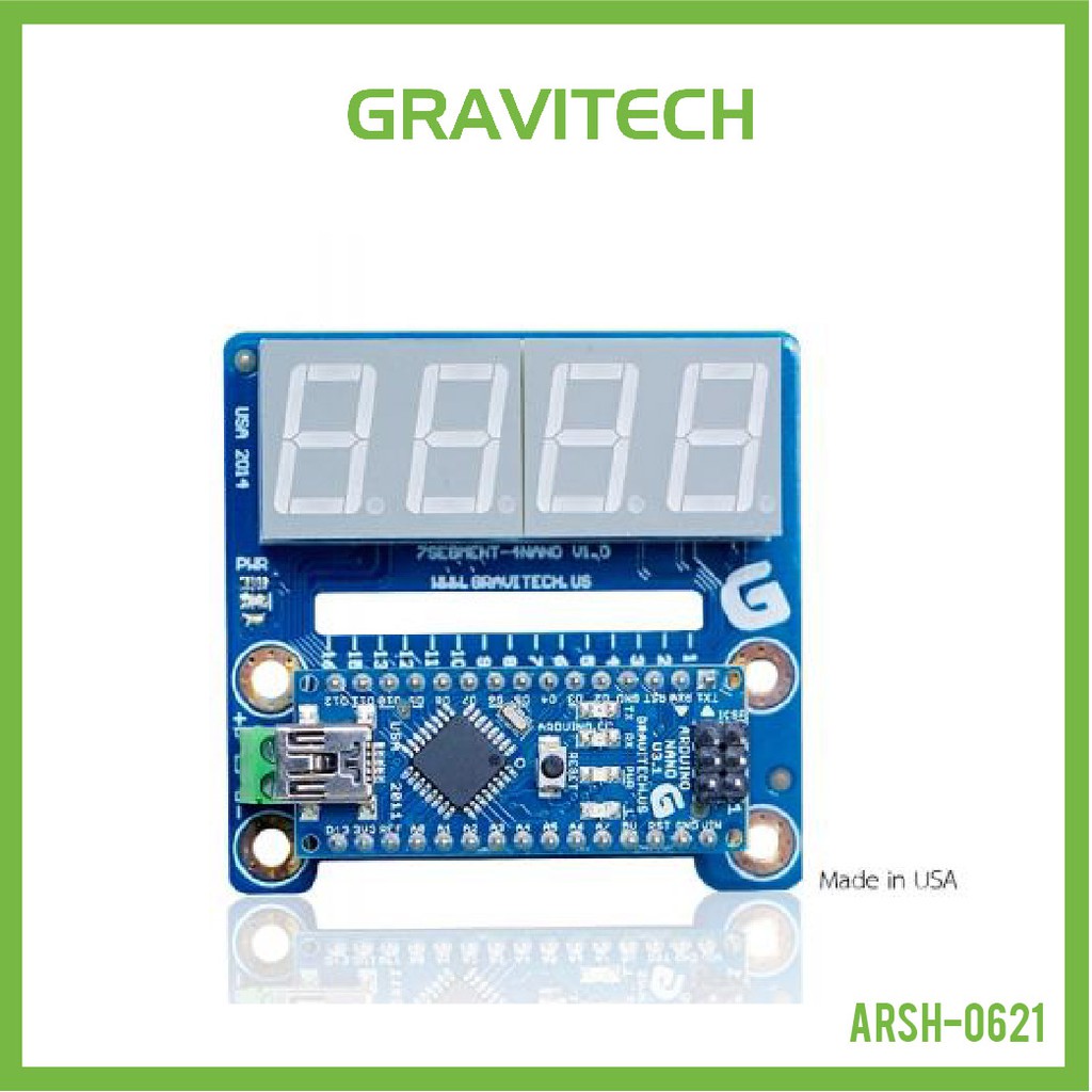 [Gravitechthai]7-Segment for Arduino Nano