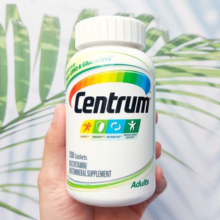 34% Sale!!! EXP: 05/2023 วิตามินรวม ผู้ใหญ่ Centrum® Adults Multivitamin &amp; Minerals 200 Tablets Complete from A-Zinc