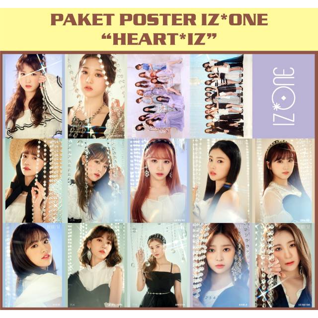 ชุดโปสเตอร์ IZ*ONE HEART*IZ