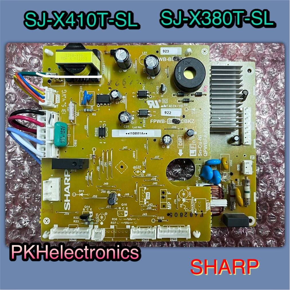 เมนบอร์ดตู้เย็นชาร์ป-SHARP-FPWB-B922CBKZ ใช้กับรุ่น SJ-X410T-SL, SJ-X380T-SL