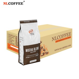 เมล็ดกาแฟคั่ว Mocha Blend by NLCOFFEE (250กรัม 20แพ็ค) กาแฟอาราบิก้าผสมโรบัสต้า