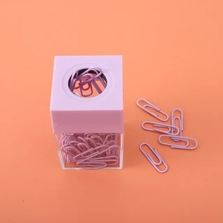 WIN Square กล่องเก็บสําหรับคลิปหนีบกระดาษ Organizer คลิปหนีบกระดาษแม่เหล็กสําหรับ Cas