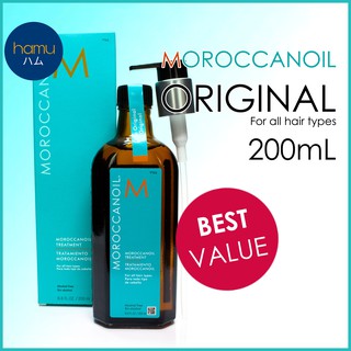 Moroccanoil โมรอคแคนออยล์ สูตรออริจินัล 200ml แท้ 100%