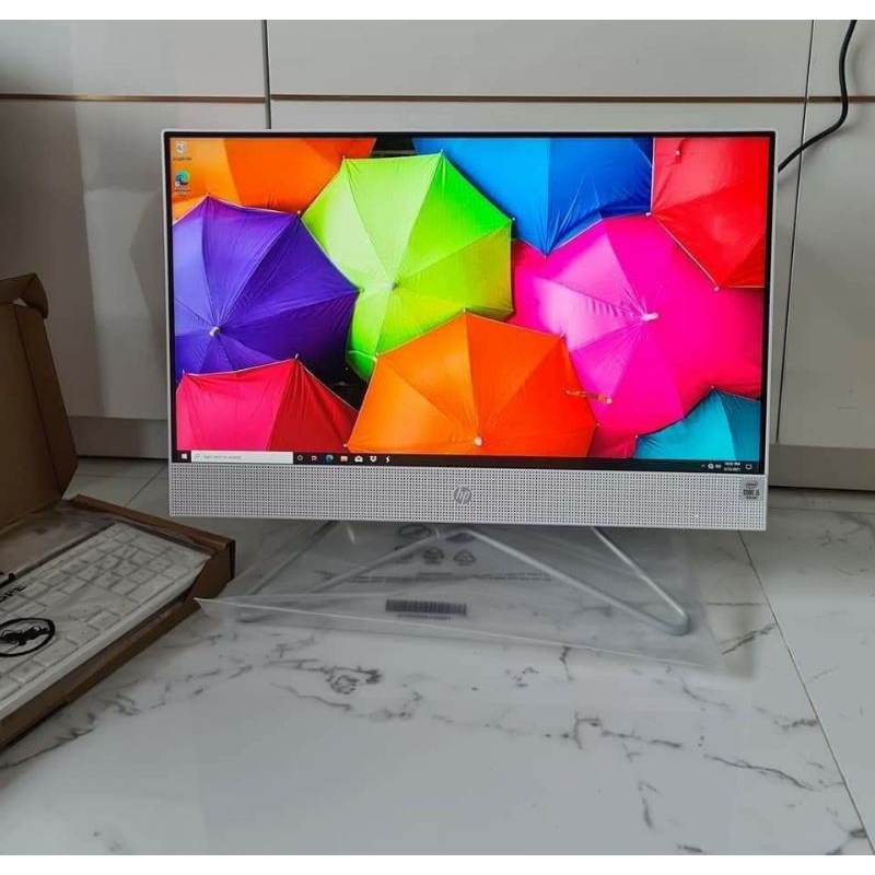 (ตัวโชว์ HP All in one 22-df0038d - Core i3-10100T Ram4GB DDR4-HHD1TB 21.5 inch Windown 10 Home-Warr