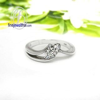 Finejewelthai-แหวนเพชร-แหวนเงินแท้-แหวนแต่งงาน-แหวนหมั้น-R1100cz