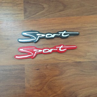 โลโก้ * Sport ติดรถทั่วไป ขนาด* 1.8 x 9 cm ราคาต่อชิ้น