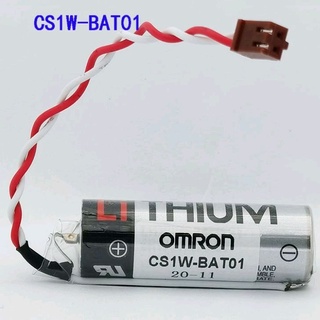 CS1W-BAT01 OMRON แบตเตอรี่ลิเธียมสำหรับ Omron PLC Toshiba ER17500V 3.6V