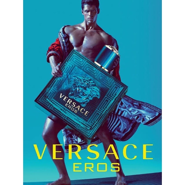 Versace Eros Pour Homme EDT 100ml  กล่องเทสเตอร์ (ถ่ายจากสินค้าจริง)