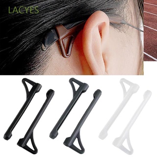 LACYES Cover Glasses Cover Fixed Ear Hook Anti-slip Cover Anti-Lost Accessories Holder Silicone Legs Sleeve Fastener Sunglasses/Multicolor