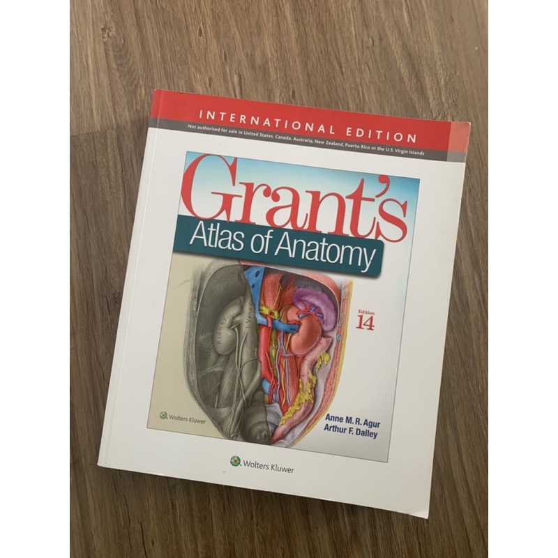 Grant's anatomy 14th edition ปกยับ