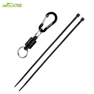 Booms FISHING MN2 หัวเข็มขัดแม่เหล็ก แบบดึงกลับได้ อุปกรณ์เสริม สําหรับตั้งแคมป์