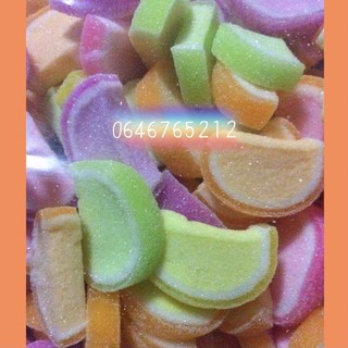 🍉เยลลี่แตงโมคละสี500กรัม85บาทค่ะ😍เบอร์11