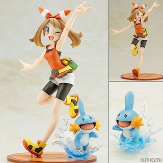 Figure ฟิกเกอร์ Model โมเดล Pokemon Series โปเกมอน ซีรี่ส์ Haruka &amp; Mudkip MizuGorou ฮารุกะ มิซึโงโรว โปเกม่อน