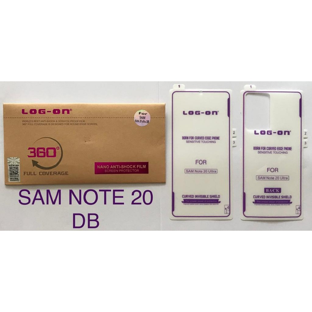 LOG ON ANTISHOCK SAMSUNG NOTE 20 DB ANTI SCRATCH JELLY