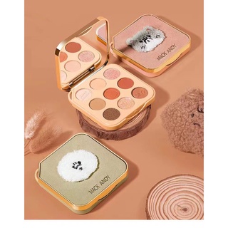 MK326 MACK ANDY CUTE PET SILKY SOFT EYESHADOWS  แมคแอนดี้ อายแชโดว์ 9 สี ซิลกี้ ซอฟท์