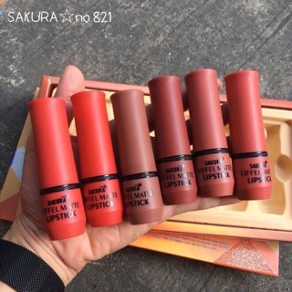 SAKURA on 821 EIFFEL METTE LIPSTICK