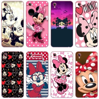 Vivo y53 y55 y91 y91c s1 2019 s1 pro  Case TPU Soft Silicon Protecitve Shell Phone casing Cover Mickey Minnie Mouse