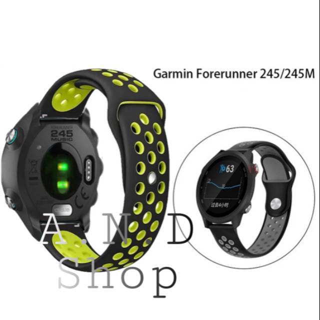 GARMIN FORERUNNER 245 245 MUSIC EDITION STRAP WATCH BAND VOLT SERIES NIKE SPORT BAND WATCH STRAP