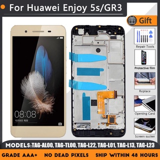 หน้าจอแสดงผล LCD 5.0 นิ้ว แบบเปลี่ยน สําหรับ Huawei Enjoy 5s GR3 TAG-AL00 TAG-TL00 TAG-L22 TAG-L01 TAG-L13 TAG-L23