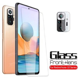 ฟิล์มกระจกนิรภัยกันรอยหน้าจอสําหรับ Xiaomi Redmi Note10 Pro Readmi Redme Note10 4G 10S 10Pro