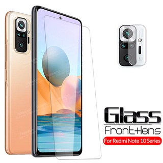 ฟิล์มกระจกนิรภัยกันรอยหน้าจอสําหรับ Xiaomi Redmi Note10 Pro Readmi Redme Note10 4G 10S 10Pro