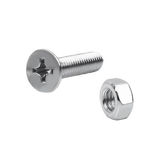 อุปกรณ์ยึดติด สกรูเกลียวมิลน็อต JF 6X25 มม. แพ็ก 25 ชิ้น Screws, Nuts &amp; Washers