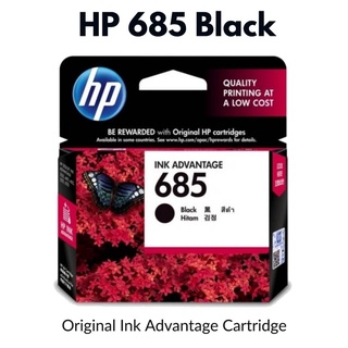 HP685 ตลับหมึกอิงค์เจ็ท HP 685  หมึกสีดำ  ใช้กับพริ้นเตอร์อิงค์เจ็ท HP Deskjet Ink Adv 4615 AIO/462