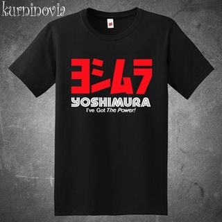 เสื้อยืดคอกลม แบบนิ่ม พิมพ์ลายโลโก้ Yoshimura ระบายอากาศ สไตล์โกธิค สําหรับผู้ชายสามารถปรับแต่งได้