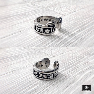 แหวนโครมฮาร์ท รุ่น Scroll Label Ring