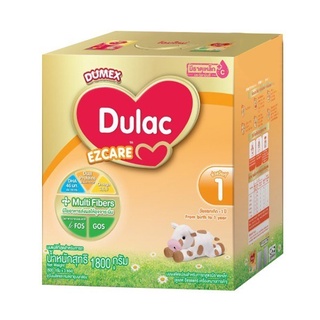 Dulac EZCARE ดูแลค อีแซดแคร์ สูตร 1 นมผงสำหรับเด็กทารกแรกเกิด - 1 ปี ขนาด 1650 กรัม (1 กล่อง)