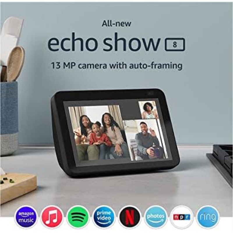 Amazon Echo Show 8(2nd Gen)+Alexa / Charcoal