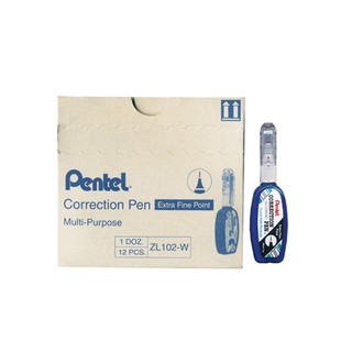 ปากกาลบคำผิด Pentel ลบคำผิด 4.2 ml. ราคาส่ง ZL102 จำหน่ายเป็นโหล