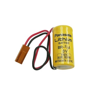 Panasonic BR-2/3V  br2/3 3v  battery พร้อมปลั๊กสายไฟแบตเตอรี่ลิเธียม PLC ควบคุมอุตสาหกรรมอุปกรณ์ทางการแพทย์ CNC