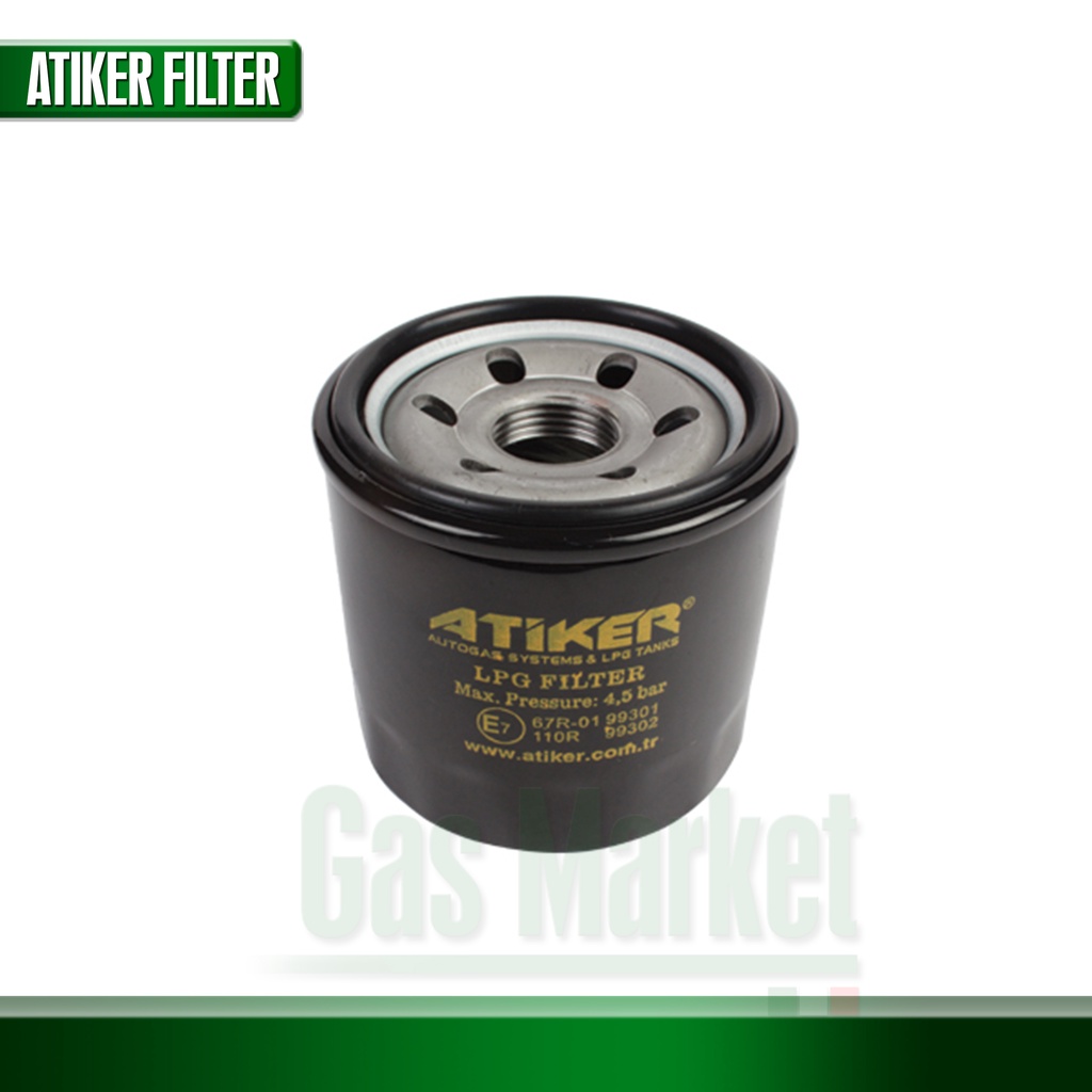 Atiker กรองแก๊ส กรองหัวฉีด ของแท้ ใส่แทนกรอง SCG, LEAF – ATIKER ASF FILTER