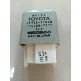 รีเลย์ แอร์ TOYOTA TIGER รีเลย์แอร์โตโยต้าไทเก้อ5ขา12vตัวสีเทาแท้มือ2ญี่ปุ่น