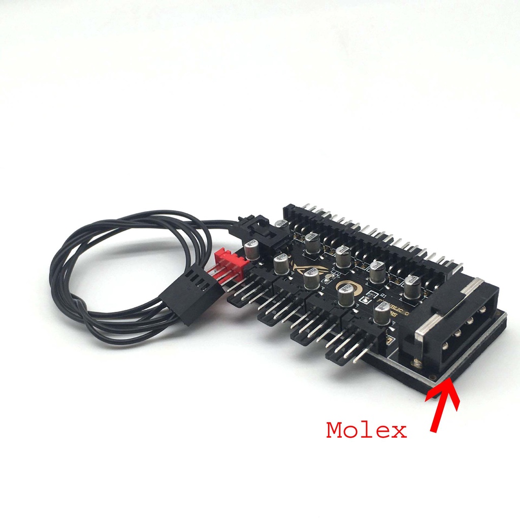 Fan Hub 4 Pin PWM ฮับพ่วงพัดลมคอมพิวเตอร์ Shopee Thailand