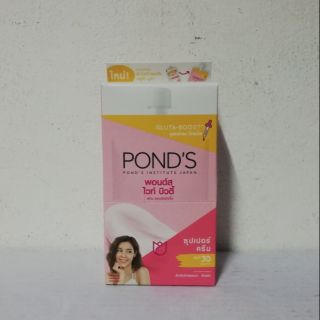 พอนด์สไวท์บิวตี้ PONDS ซุปเปอร์ครีม spf 30 กล่องบรรจุ 6 ซอง