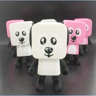 Dust-proof Smart Entertainment Mini USB Bluetooth Speaker Dancing Dog Robot - intl