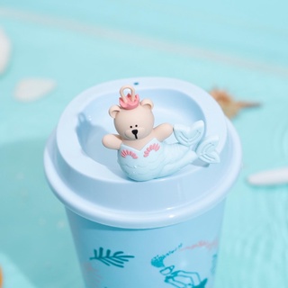 Starbucks Siren Bearista Bear Stopper สต๊อปเปอร์ซิลิโคนหมีสตาร์บัคส์