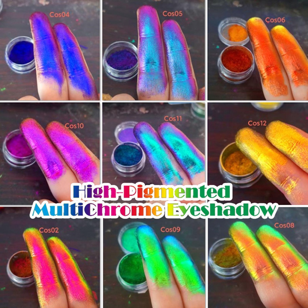 อายแชโดว์ ผงสีโครเมี่ยม หลายสี F9Q3