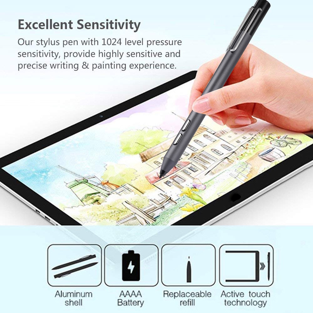 Stylus Pen for Surface Pro 3 4 5 Laptop Tablet with 4096 Pressure Sensitivity 35EA with Replacement 