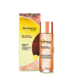 Bio Essence Bio-Gold 24K Gold Rose Water ไบโอ-เอสเซ้นซ์ ไบโอ-โกลด์ โกลด์ วอเตอร์ 30ml. (ขนาดทดลอง)