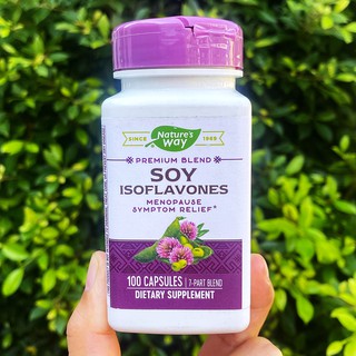 สารสกัดจากถั่วเหลือง Soy Isoflavones 100 Capsules (Natures Way®)