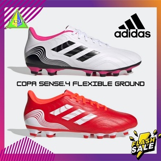 Adidas สตั๊ด รองเท้าฟุตบอล COPA SENSE.4 FLEXIBLE GROUND สีแดง โคป้า ใส่สบาย