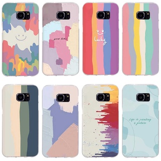 Samsung Galaxy s4 s5 s7 s7 edge เคส TPU นิ่ม ซิลิโคน ป้องกัน เคสโทรศัพท์