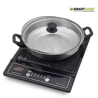 SMARTHOME สมาร์ทโฮม เตาแม่เหล็ก เตาแม่เหล็กไฟฟ้าพร้อมหม้อสแตนเลส รุ่น WPA-2009 รับประกัน3ปี