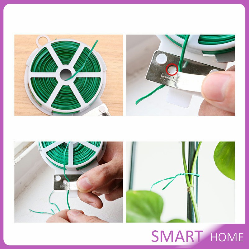 SMART ลวดรัดต้นไม้ ลวดดัดกิ่ง เนคไททำสวน ลวดมัดสายไฟ ลวดอเนกประสงค์ gardening tie - รูปที่ 5